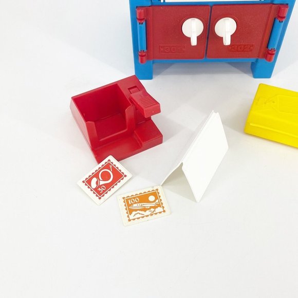 Fisher Price Vintage Post Office Playset 1989 #2020 Incomplete See Pics - Picture 7 of 11